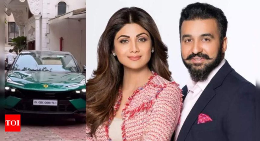 Shilpa Shetty-Raj Kundra New Car: After ED seizes their properties, Shilpa Shetty, Raj Kundra buy a luxury sports car worth Rs 3 crore |