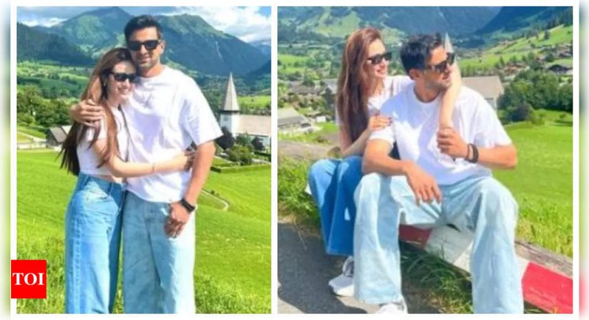 Shoaib Malik and Sana Javed share romantic photos from their Switzerland vacay; fans say 'MashaAllah' - See inside |