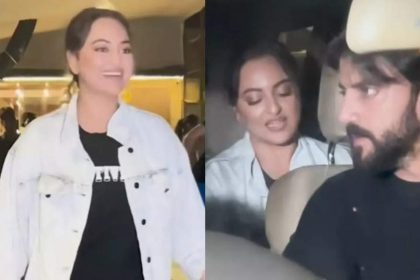 Sonakshi Sinha engages in a hilarious banter with the paparazzi post dinner date with hubby Zaheer Iqbal | Hindi Movie News