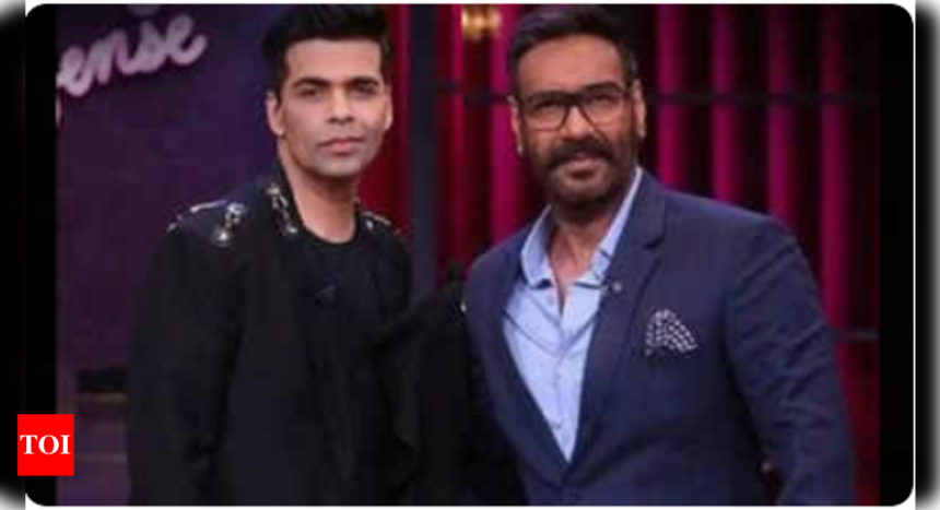 Throwback: When Ajay Devgn and Karan Johar had an ugly fall out. 'It was a misunderstanding or misconception, and....' | Hindi Movie News