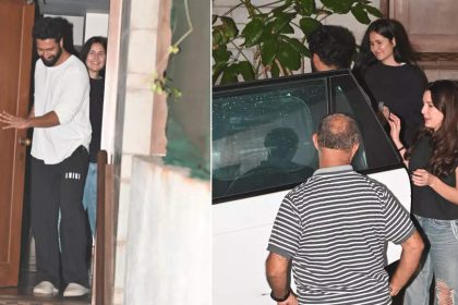 Vicky Kaushal and Katrina Kaif step out in style as they visit Zoya Akhtar's house | Hindi Movie News