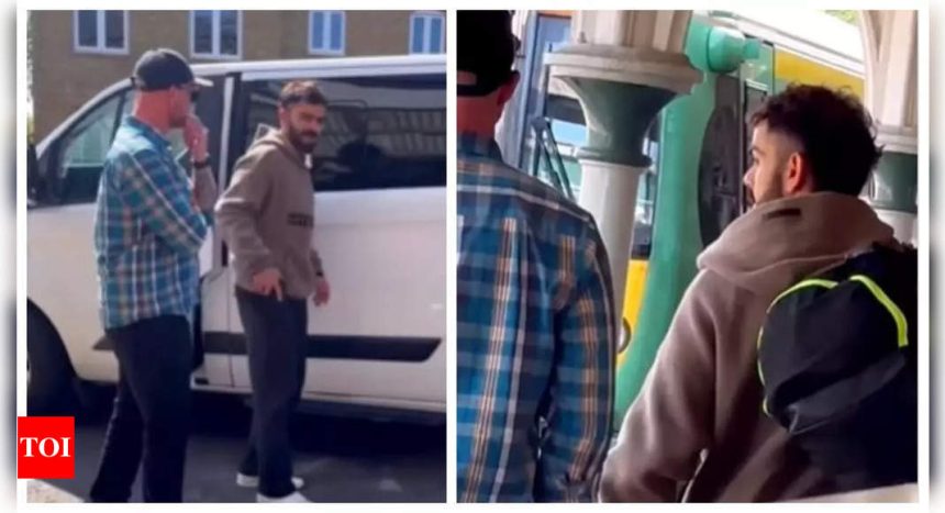 Video of Virat Kohli boarding a train in London without getting mobbed goes viral; Fans say 'Sukoon ki zindagi' - WATCH |