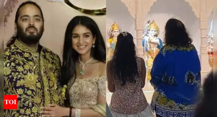 Watch: Anant Ambani and Radhika Merchant perform aarti during their Temple visit in Panama | Hindi Movie News