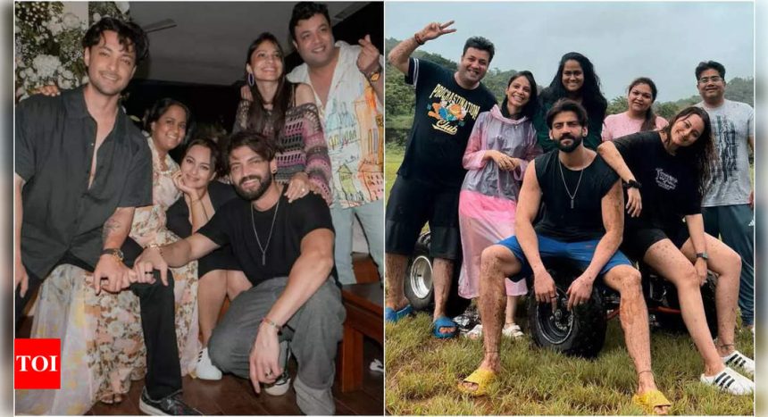 Zaheer Iqbal shares unseen pictures with Sonakshi Sinha from Arpita Khan's birthday bash, calls it 'Weekend Ka Vaar' | Hindi Movie News