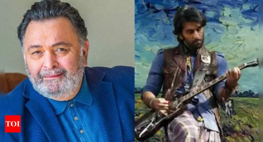 when rishi kapoor shared a heartfelt praise for ranbir kapoor's 'rockstar' role: "beta toh mera hai" |