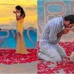 Aadar Jain gets engaged to Alekha Advani in dreamy beach proposal | Hindi Movie News