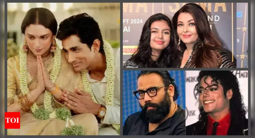 Aditi Rao Hydari-Siddharth get married secretly, Sandeep Reddy Vanga wants to do a biopic on Michael Jackson, Aishwarya Rai-Aaradhya Bacchan's PDA catches eyeballs: Top 5 entertainment news of the day |