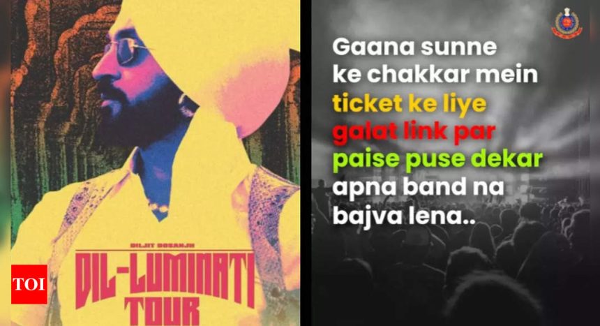 Ahead of Diljit Dosanjh’s Dil-Luminati concert, Delhi Police issues online fraud warning in the most hilarious way possible: ‘Paise puse baare soche duniya..’ |