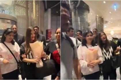 Aishwarya Rai Bachchan and daughter Aaradhya Bachchan arrive in Dubai for SIIMA 2024 awards | Hindi Movie News