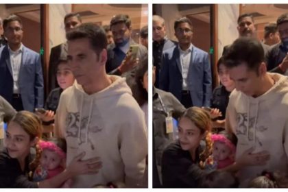 Akshay Kumar gets visibly uncomfortable after a female fan keeps a hand on him while posing for photos; fan says 'People take them for granted' - WATCH video |