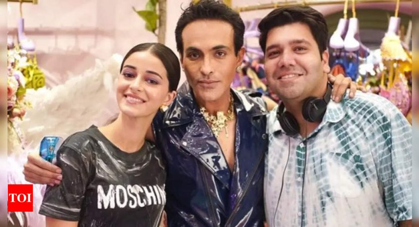 Ananya Panday grooves on Falguni Pathak's track 'Yaad Piya Ki' alongside director Collin D'Cunha and Ria Sen - WATCH VIDEO