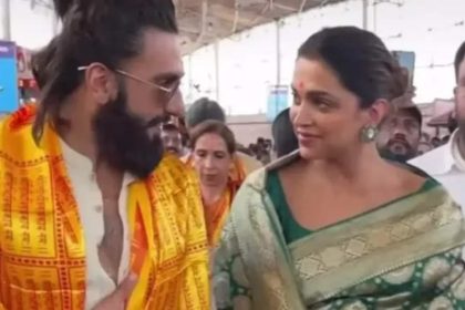 'Are you okay?' Ranveer Singh checks on soon-to-be mom Deepika Padukone while visiting Siddhivinayak temple barefoot | Hindi Movie News