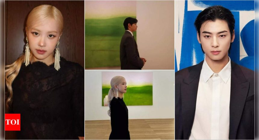 BLACKPINK’s Rosé and Cha Eunwoo dating rumors ignite debate after viral art exhibit photos