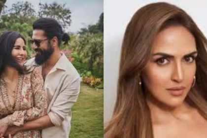 Esha Deol and Vicky Kaushal meet at Lalbaugcha Raja; she asks Vicky to convey her love to Katrina Kaif | Hindi Movie News