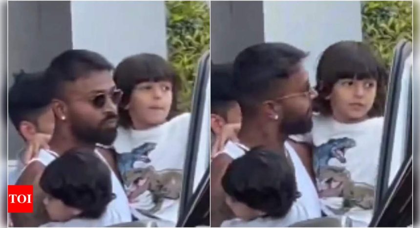 Hardik Pandya and son Agastya reunite for the first time after Natasa Stankovic divorce | Hindi Movie News