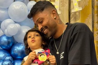 Hardik Pandya shares a cute picture of his son Agastya with Ganesh idol amid Natasa Stankovic's return to India | Hindi Movie News