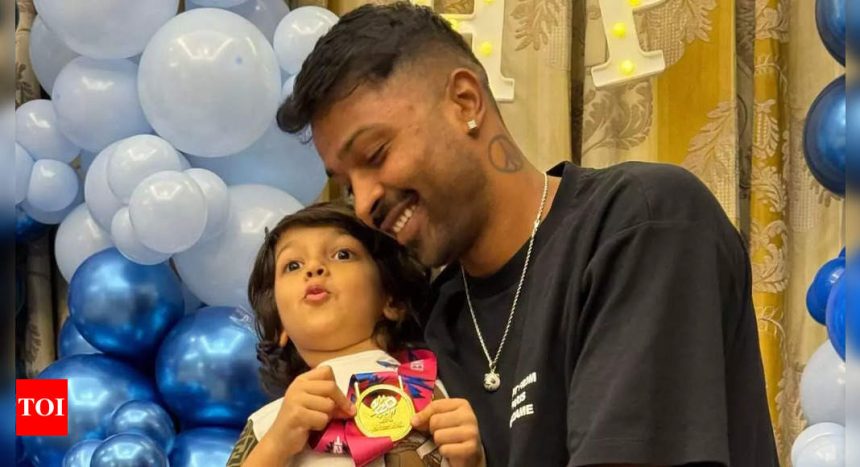 Hardik Pandya shares a cute picture of his son Agastya with Ganesh idol amid Natasa Stankovic's return to India | Hindi Movie News