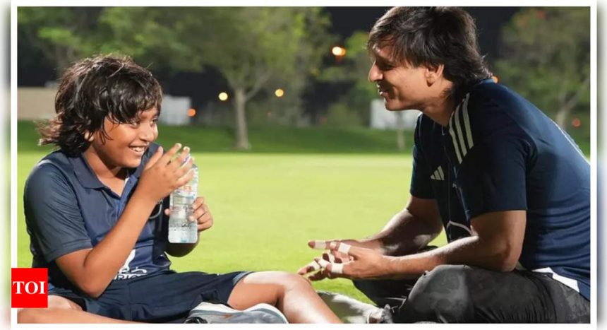 Here's how Vivek Oberoi's son reacted to his kissing scene in 'Prince': 'How could you kiss someone who's not mom' |