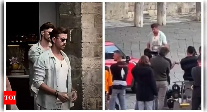 Hrithik Roshan SPOTTED filming intense action sequences for 'WAR 2' in Italy - WATCH |