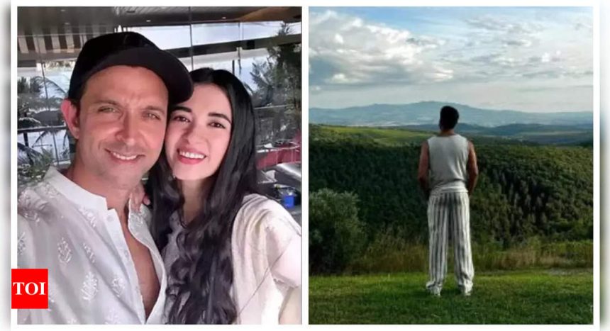 Hrithik Roshan drops a serene photo from Italy as he shoots for 'War 2'; girlfriend Saba Azad REACTS |