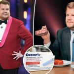 James Corden admits Ozempic 'didn't really work' due to his food addiction