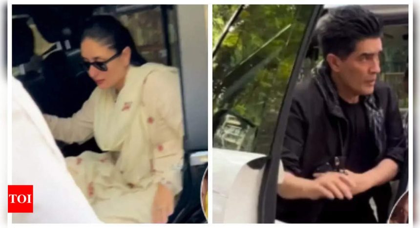 Kareena Kapoor Khan stands by Malaika Arora's side post father Anil Mehta's shocking demise; Manish Malhotra, Seema Sajdeh and others arrive at Arora family residence- WATCH |