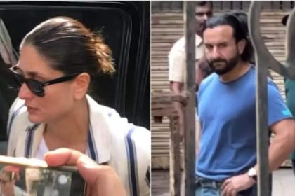 Kareena Kapoor and Saif Ali Khan reach Malaika Arora's family home after her father's tragic demise | Hindi Movie News