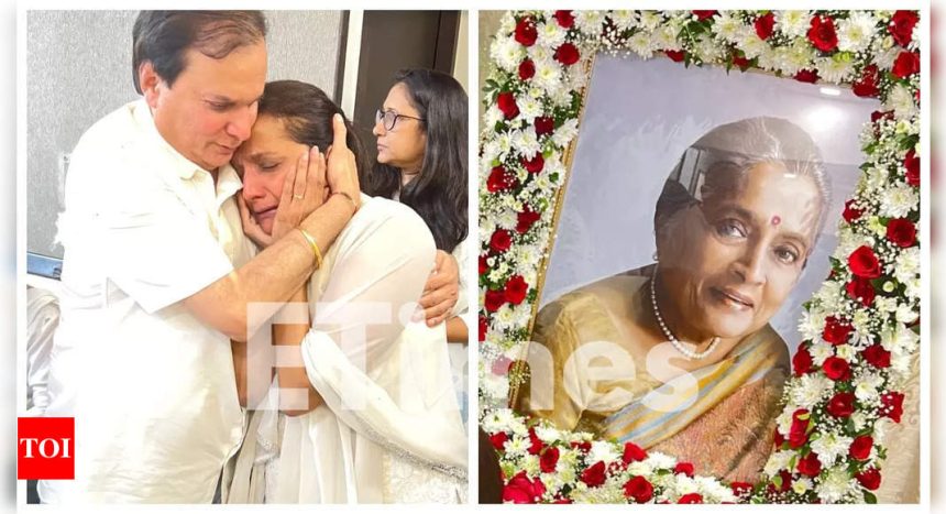 Madhura Pandit Jasraj's funeral: Family members bid emotional farewell to veteran filmmaker |