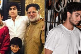 Malaika Arora's son Arhaan Khan looks heartbroken as he bids farewell to beloved grandfather Anil Mehta