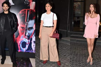 Mrunal Thakur, Malavika Mohanan, Siddhanth Chaturvedi and other celebs attend the screening of Yudhra in style