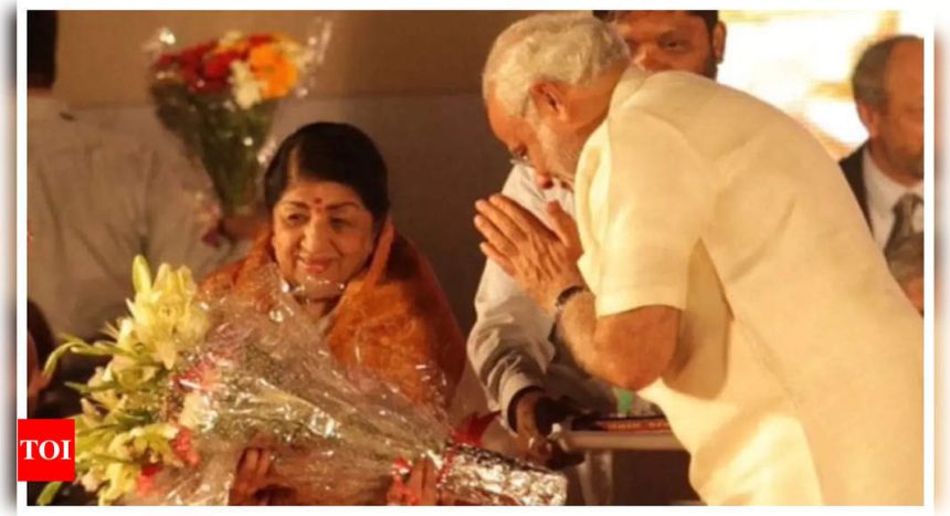 PM Narendra Modi pays tribute to Lata Mangeshkar on her birth anniversary: ‘Fortunate to receive her affection and blessings'