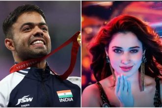 Paralympics gold winner Navdeep Singh praises Tamannaah Bhatia's dance in the song 'Aaj ki raat' | Hindi Movie News