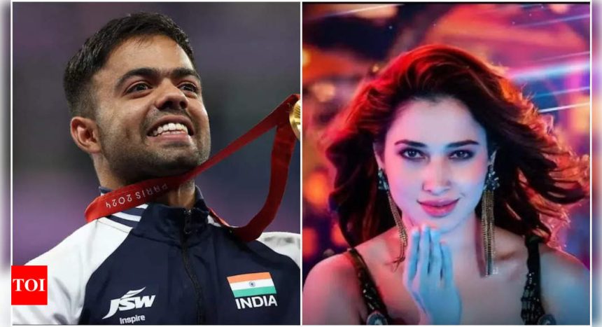 Paralympics gold winner Navdeep Singh praises Tamannaah Bhatia's dance in the song 'Aaj ki raat' | Hindi Movie News