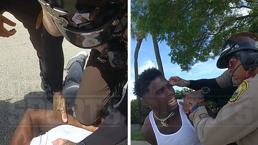 Police Video Shows Cops Yanking Tyreek Hill Out Of Car After Window Dispute