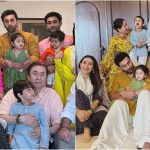 Ranbir Kapoor and daughter Raha Kapoor steal the show at the Kapoor family's Ganesh Chaturthi celebration; Alia Bhatt misses the festivities | Hindi Movie News