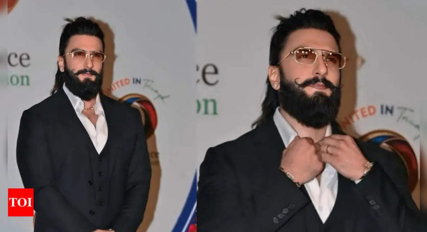 Ranveer Singh makes his first public appearance after welcoming baby girl with Deepika Padukone, playfully engages with the paparazzi, 'Baap bann gaya re' | Hindi Movie News