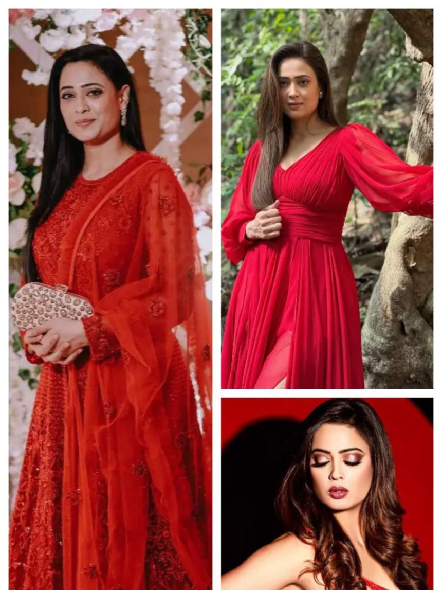 Red Alert! Shweta Tiwari's stunning looks in red