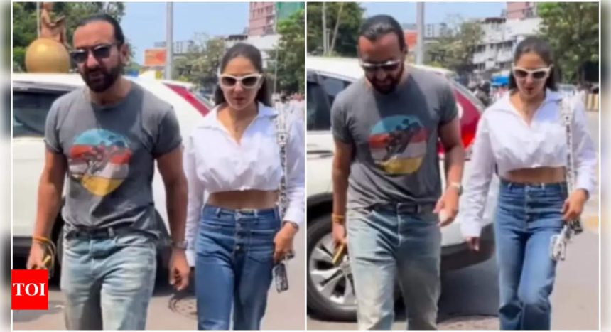 Saif Ali Khan and Sara Ali Khan celebrate the weekend with a stylish lunch date | Hindi Movie News