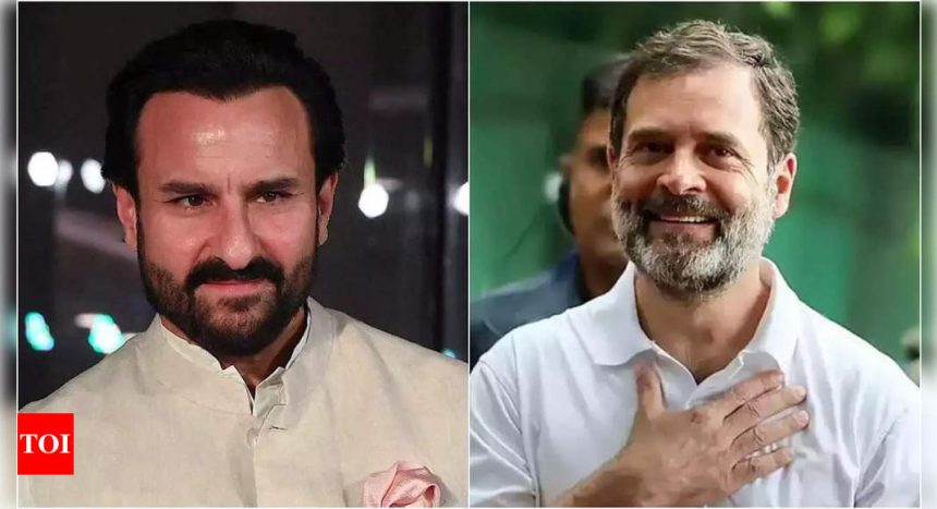 Saif Ali Khan praises Rahul Gandhi as a 'brave politician': 'He has turned things around in a very interesting way' | Hindi Movie News