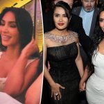 Salma Hayek photobombs Kim Kardashian's NYFW selfie