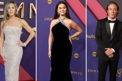 Selena Gomez, Jennifer Aniston and More TV Stars Hit Emmys Red Carpet