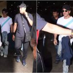 Shah Rukh Khan makes a splash at Mumbai airport as he returns from Abu Dhabi | Hindi Movie News