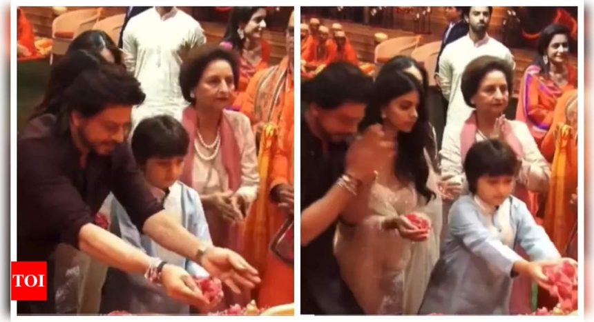 Shah Rukh Khan’s fans share throwback videos of superstar celebrating Ganesh Chaturthi with Suhana, AbRam, and Gauri – WATCH |