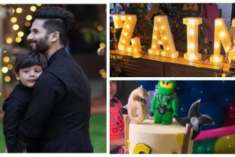 Shahid Kapoor and Mira Rajput's son Zain celebrates 6th birthday with Pokémon balloons and Ninja cake - See INSIDE photos |