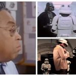 'Star Wars' BTS clip shows how James Earl Jones' menacing voice changed David Prowse's performance as Darth Vader |