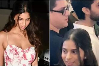 Suhana Khan meets Shah Rukh Khan's lookalike at Call Me Bae screening, happily poses for a selfie | Hindi Movie News