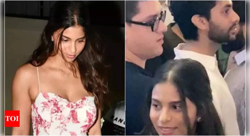 Suhana Khan meets Shah Rukh Khan's lookalike at Call Me Bae screening, happily poses for a selfie | Hindi Movie News