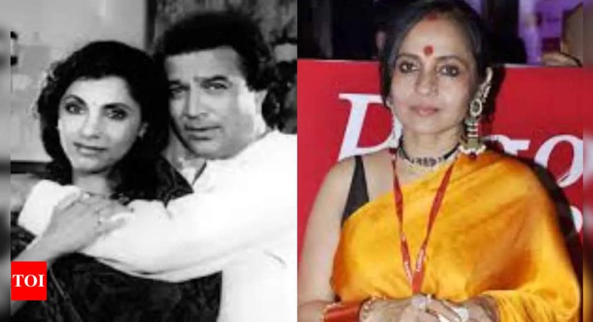 Sujata Mehta on losing her role in Rajesh Khanna's 'Jai Shiv Shankar' to Dimple Kapadia: 'Their daughters wanted to reunite their parents' | Hindi Movie News