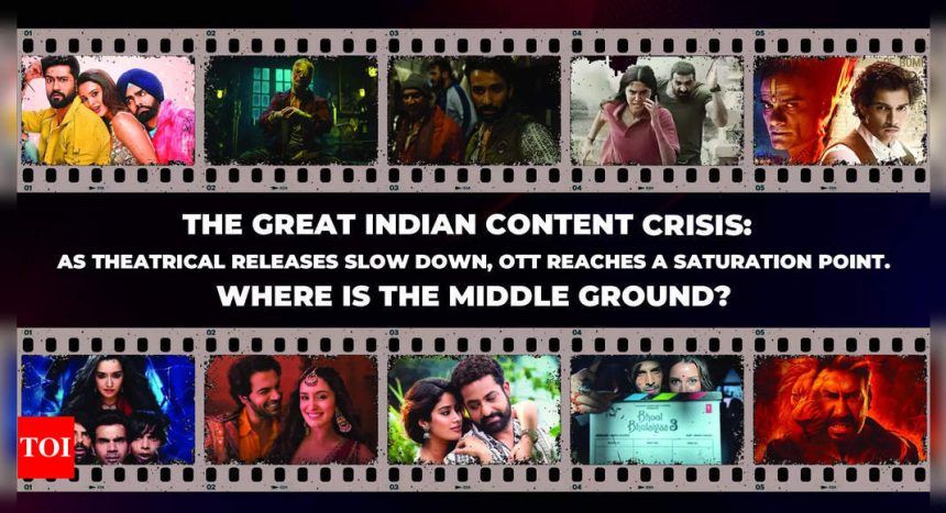 The Great Indian Content Crisis: As theatrical releases slow down, OTT reaches a saturation point. Where is the middle ground? | Hindi Movie News