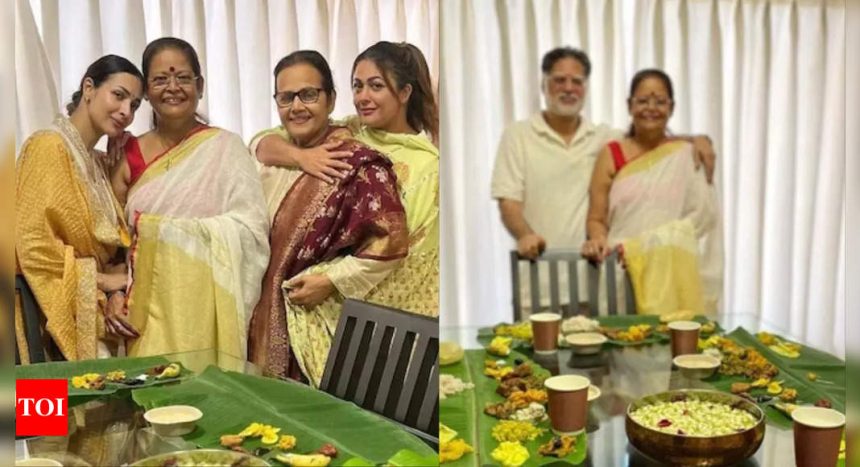 Throwback: When Malaika Arora shared heartwarming PICS of Onam celebration with late father Anil Mehta and mother Joyce Polycarp | Hindi Movie News